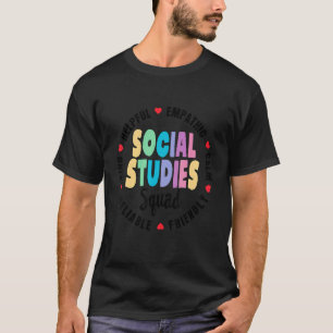 T-shirt Social Studies Squad First Day Of School & Appreci
