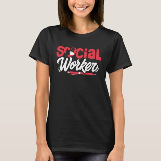 T-shirt Social Worker LMSW LCSW Social Work Appreciation M (Devant)