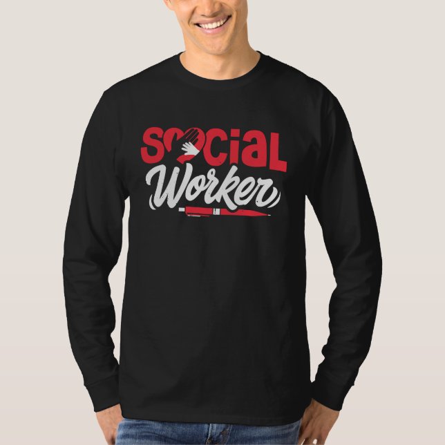 T-shirt Social Worker LMSW LCSW Social Work Appreciation M (Devant)