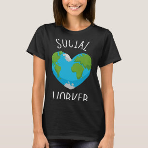 T-shirt Social Worker MSW Masters Social Worker School Soc