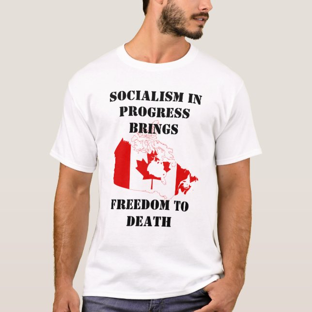 T-shirt socialism in canada (Devant)