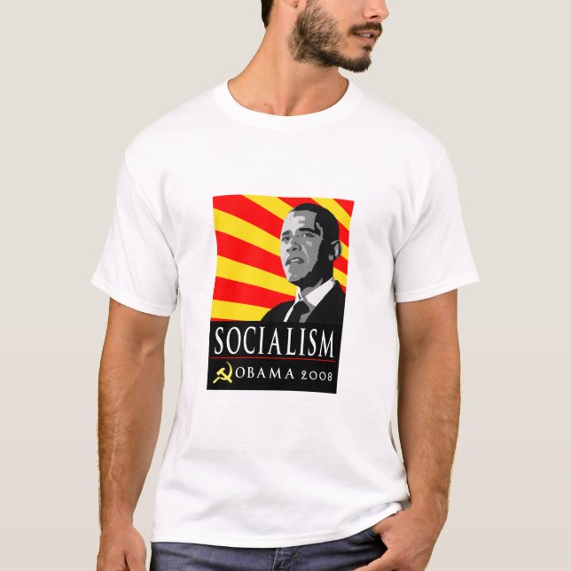 T-SHIRT SOCIALISME D'OBAMA (Devant)