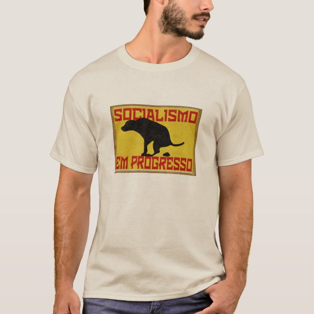 T-SHIRT SOCIALISMO EM PROGRESSO (Devant)