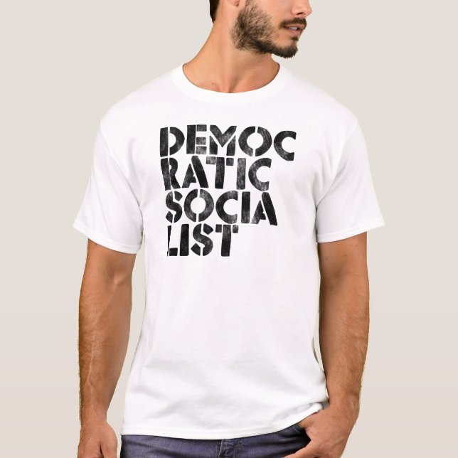 T-shirt Socialiste Democratic (Devant)