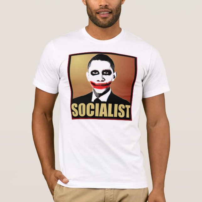 T-shirt Socialiste Obama de joker (Devant)