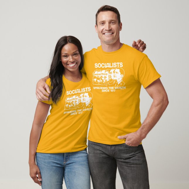 T-shirt Socialistes : Répandre la richesse (Unisexe)