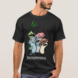 T-shirt Socialmiso â€“ Personnages originaux de soupe miso