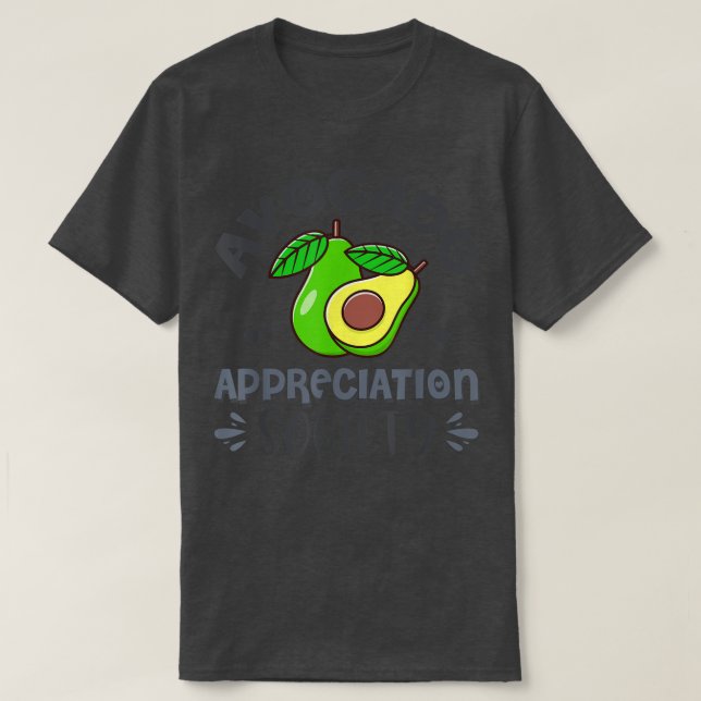 T-shirt Société d'appréciation d'Avocado (Design devant)