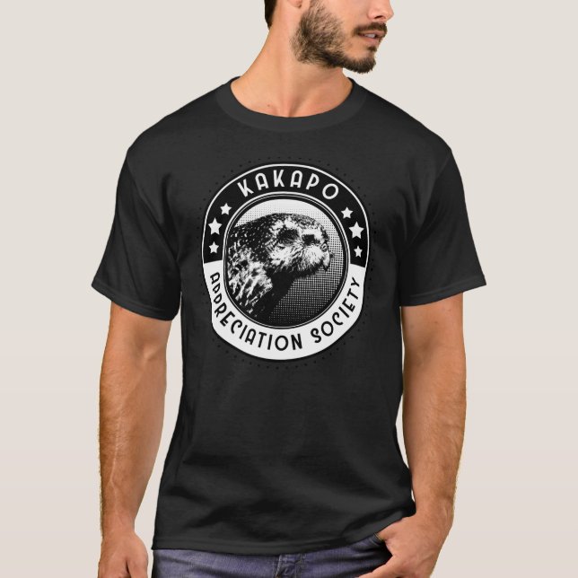 T-shirt Société d'appréciation de Kakapo  (Devant)