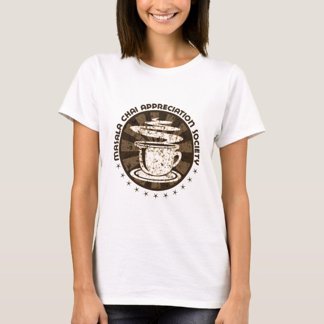 T-shirt Société d'appréciation de Masala Chai (Devant)