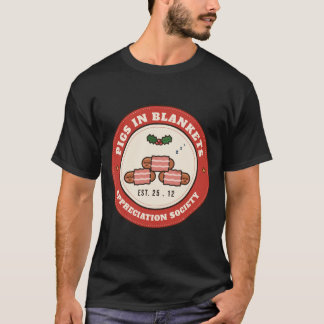 T-shirt Société d'appréciation des cochons dans des couver