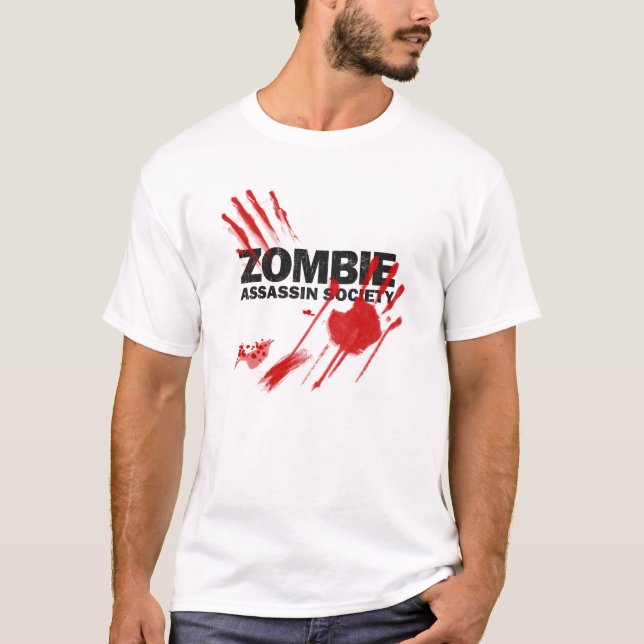 T-shirt Société d'assassin de zombi (Devant)