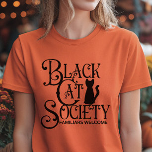 T-shirt Société de chats noirs Halloween