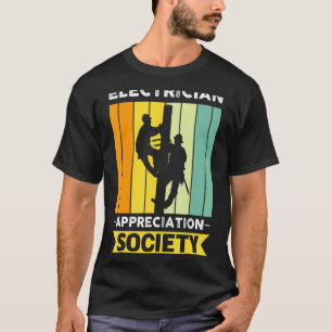 T-shirt Société de collègues et de confrères électriciens