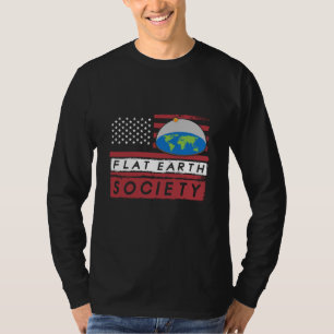 T-shirt Société de la Terre plate Terrien de la Terre plat