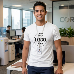 T-shirt Société de logo d'entreprise Marqué