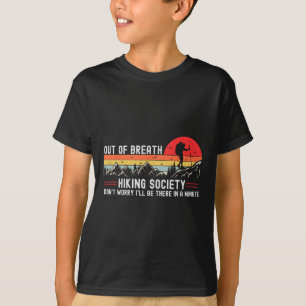 T-shirt Société de randonnée hors d'haleine Amateur de nat