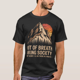 T-shirt Société de Randonnée Hors d'Haleine Et Camping Ou
