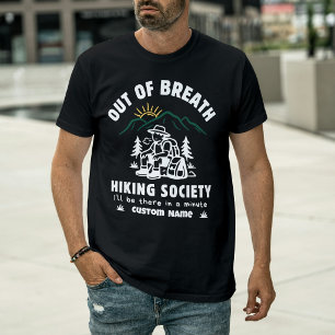 T-shirt Société de Randonnée Hors d'Haleine Montagne Drôle