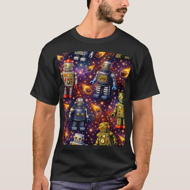 T-shirt Société d'exploration robotique (Devant)