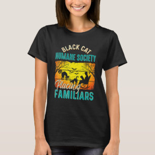 T-shirt Société humanitaire de la chatte noire Plancing Fa