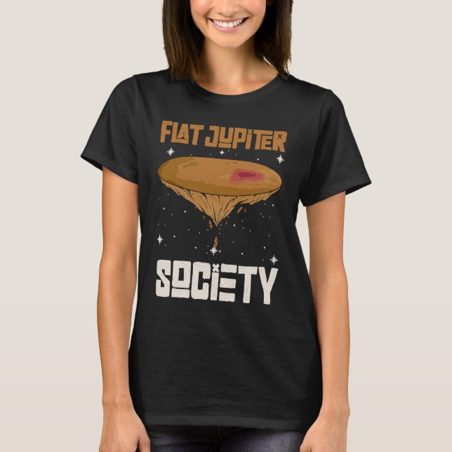 T-shirt Société Jupiter plate   Jupiter Planète  1 (Devant)