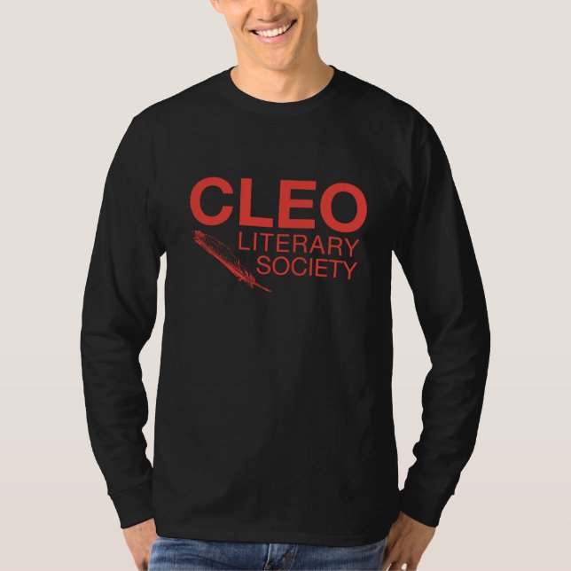 T-shirt Société littéraire de Cleo (Devant)