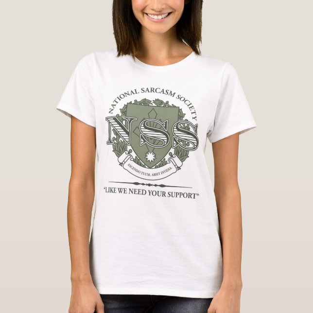 T-shirt Société nationale de sarcasme (Devant)