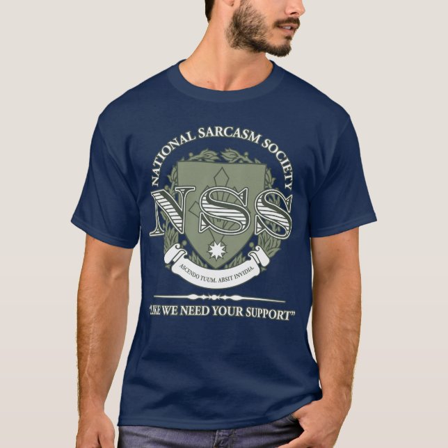 T-shirt Société nationale de sarcasme (Devant)