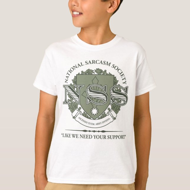 T-shirt Société nationale de sarcasme (Devant)