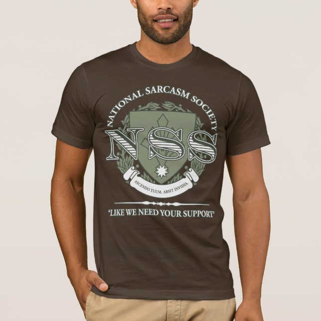 T-shirt Société nationale de sarcasme (Devant)