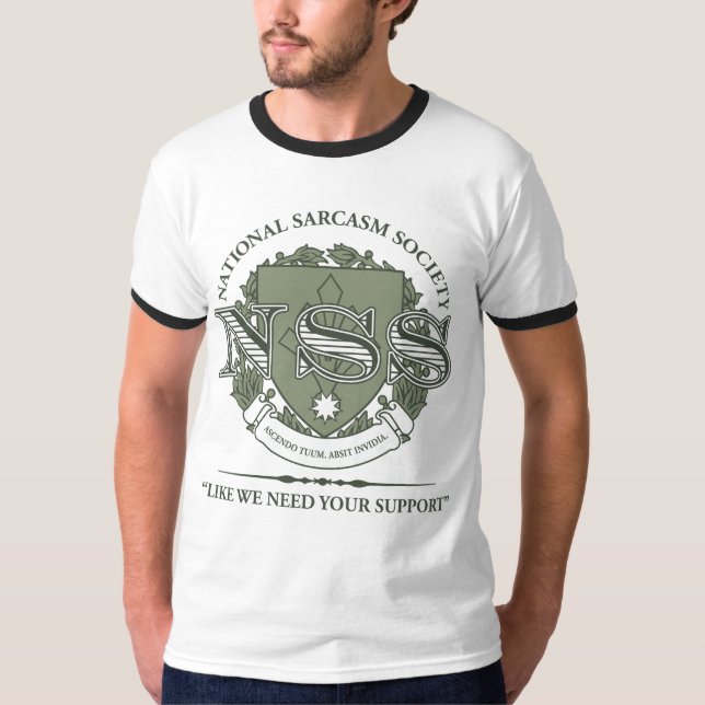 T-shirt Société nationale de sarcasme (Devant)