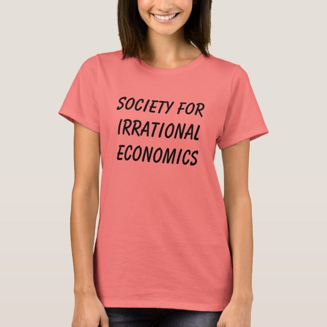 T-shirt Société pour l'économie irrationnelle (Devant)
