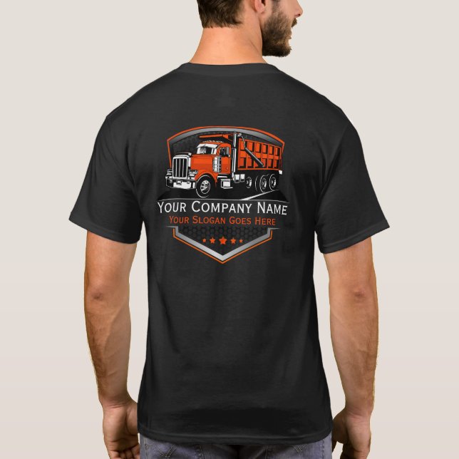 T-shirt Société professionnelle de camionnage (Dos)