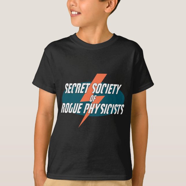 T-shirt Société secrète des physiciens escrocs (Devant)