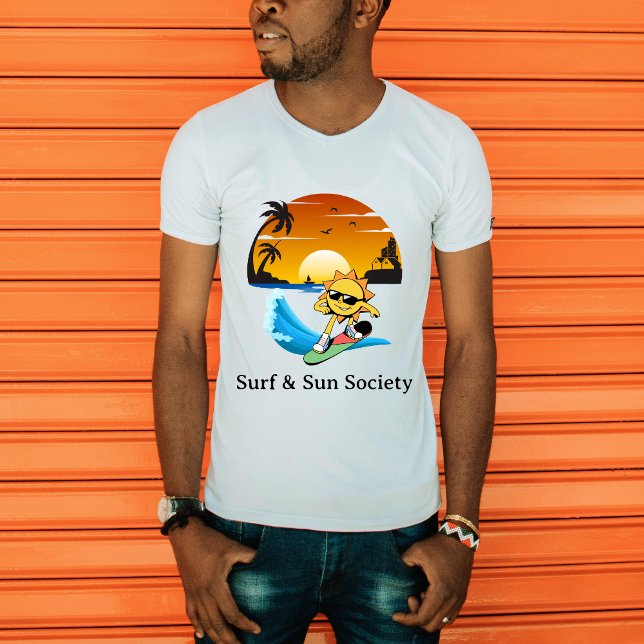 T-shirt Société Surf et Soleil  (Créateur téléchargé)