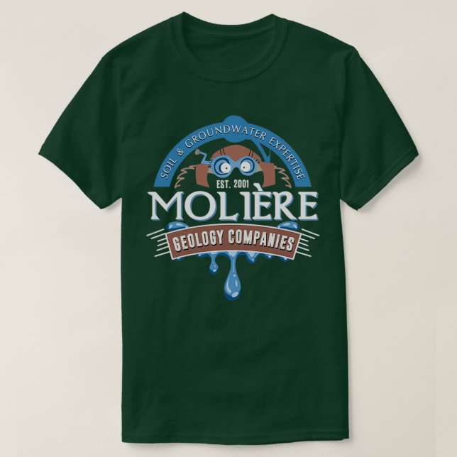 T-shirt Sociétés de géologie (Design devant)