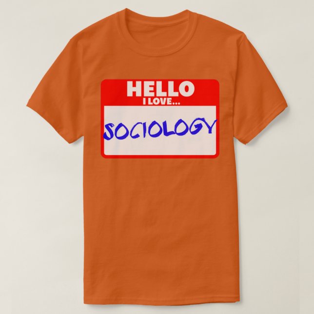 T-shirt Sociologie 3 (Design devant)