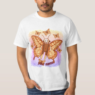 T-shirt Sock Monkey Butterfly