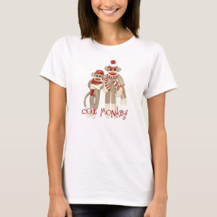 T-shirt Sock Monkey Code Monkey T Shirt