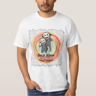 T-shirt Sock Monkey Dad