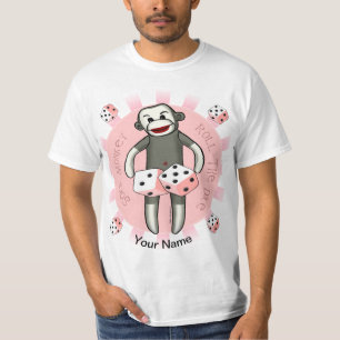 T-shirt Sock Monkey Dice