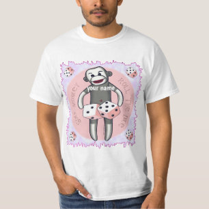 T-shirt Sock Monkey Dice