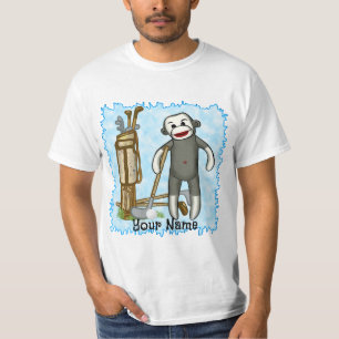T-shirt Sock Monkey Golf