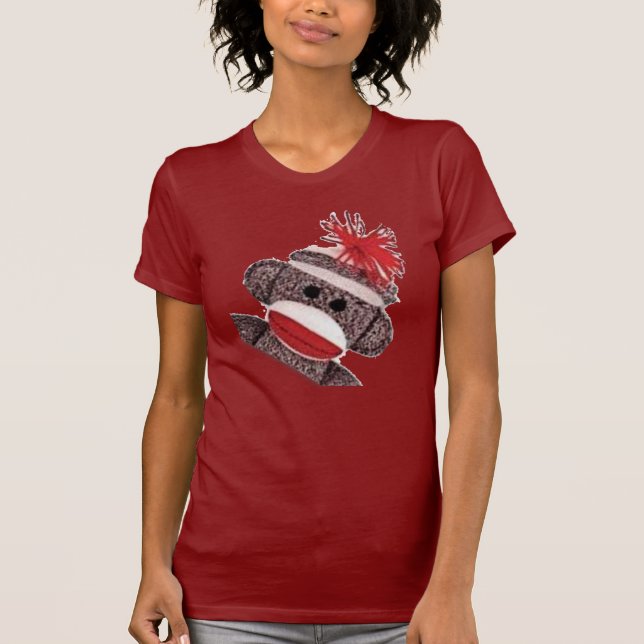T-shirt Sock Monkey marchandises produits cadeaux (Devant)