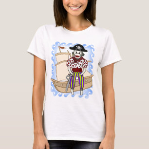 T-shirt Sock Monkey Pirate