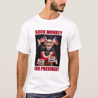 T-shirt Sock Monkey, président