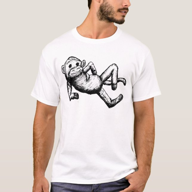 T-shirt sockmonkey séduisant (Devant)