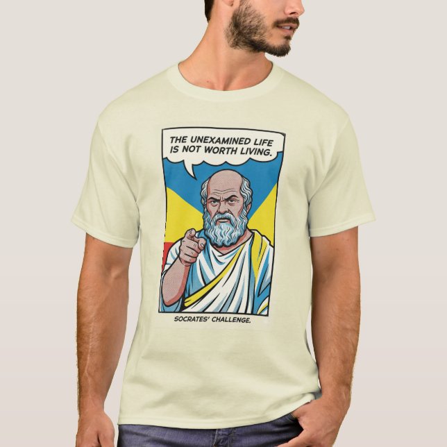 T-shirt Socrates' Challenge (Devant)