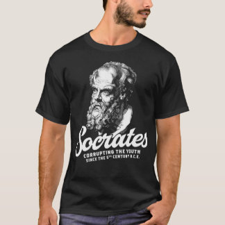 T-shirt Socrates Corrompre la jeunesse depuis le Ve siècle